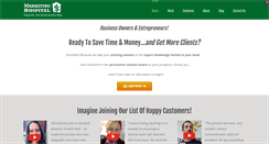 Desktop Screenshot of marketinghospital.com